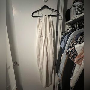 Brand: Storee | Size: Small | Description: Full length, white jumpsuit